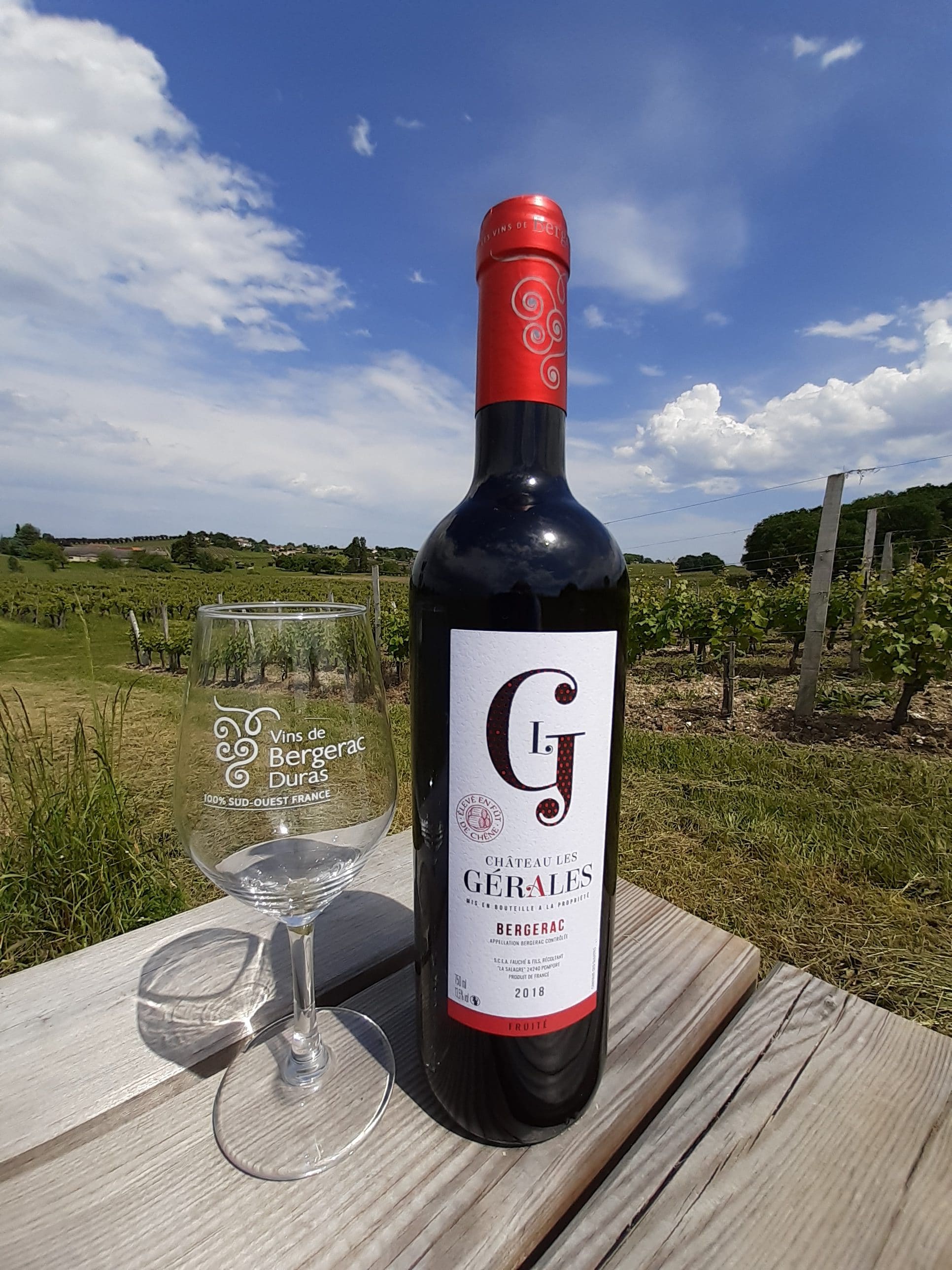 Bergerac rouge élevé fût de chêne 2019 Vieilles vignes - CHATEAU LES GERALES